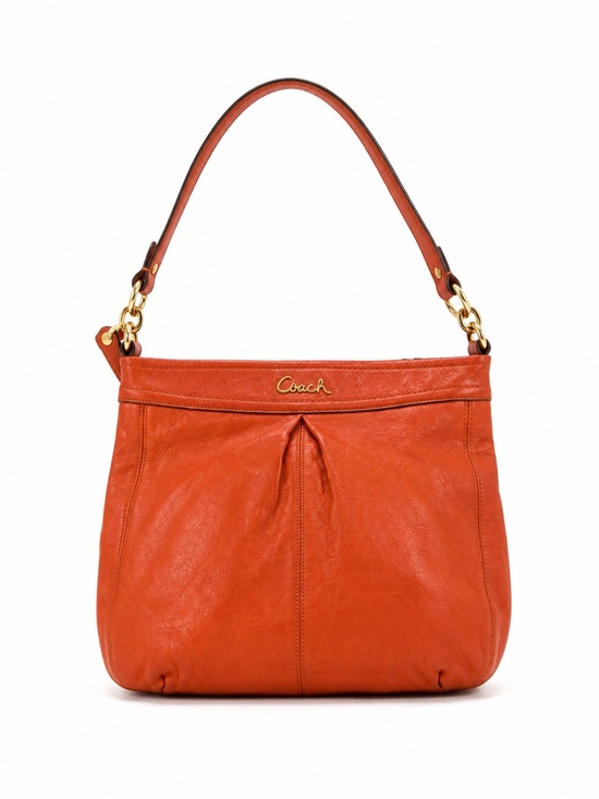 Coach Handbags - Coach Y2K Orange Leather Shoulder Bag